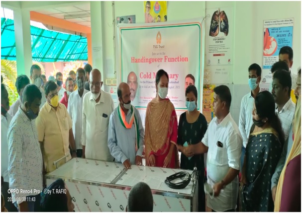 COLD MORTUARY BOX DONATED TO  PHC